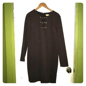 MICHAEL KORS DARK BROWN DRESS